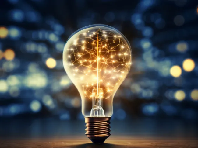 lightbulb representing idea